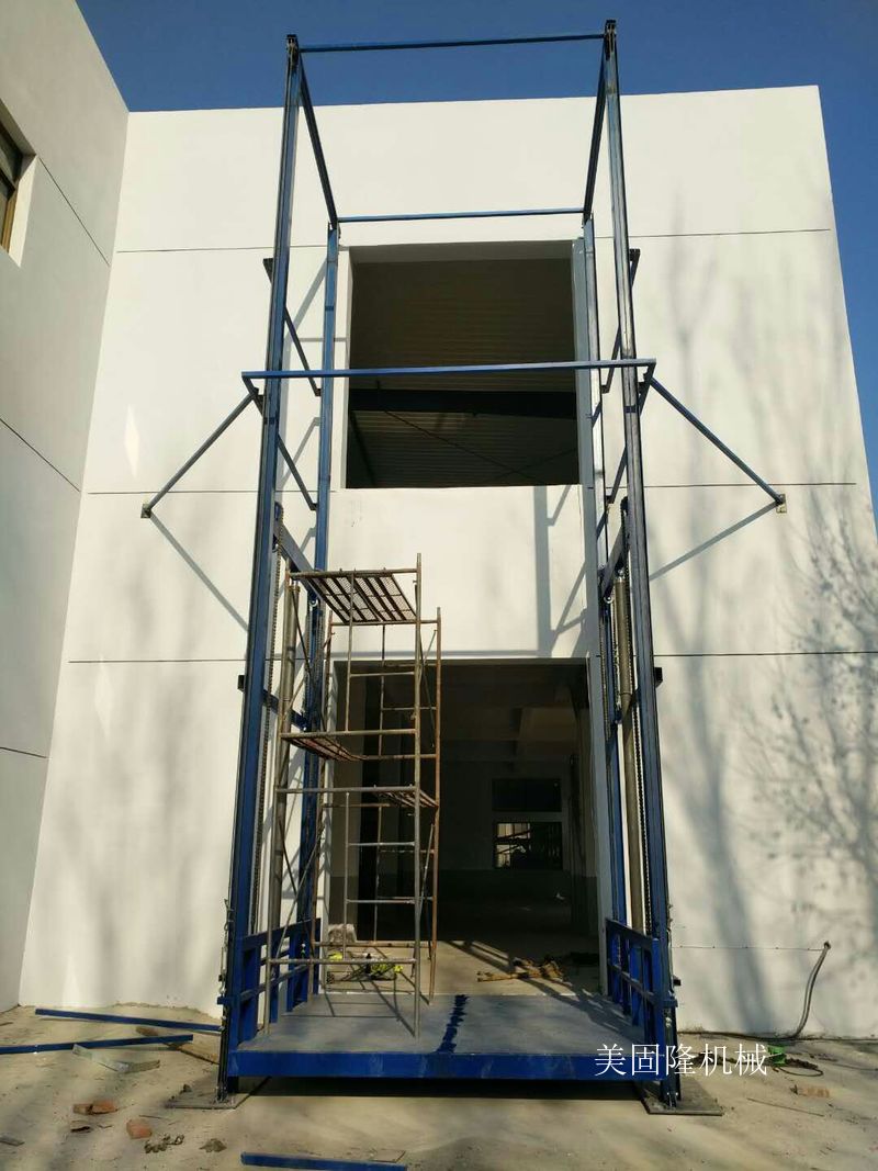 泉州仓库专用导轨式升降货梯价格